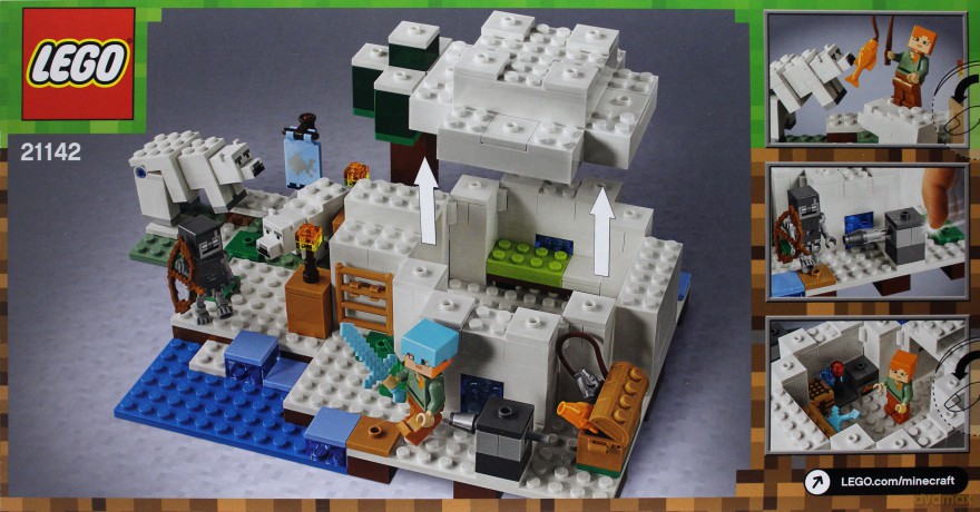 LEGO Minecraft Iglo niedźwiedzia polarnego (21142) [KLOCKI]