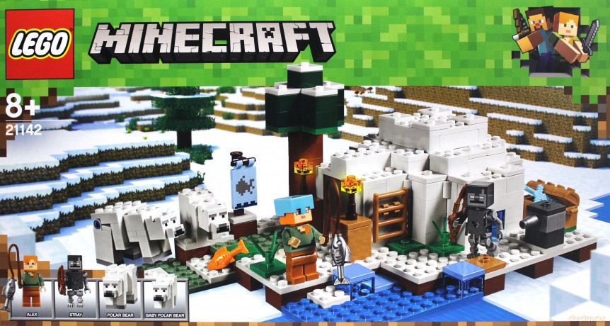 LEGO Minecraft Iglo niedźwiedzia polarnego (21142) [KLOCKI]