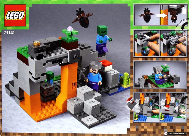 LEGO Minecraft Jaskinia zombie (21141) [KLOCKI]