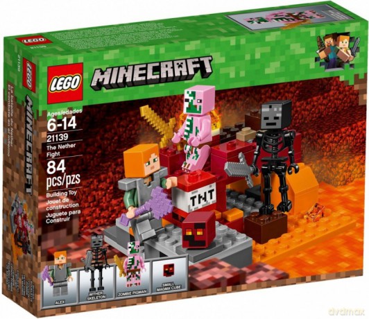 LEGO Minecraft Walka w Netherze (21139) [KLOCKI]