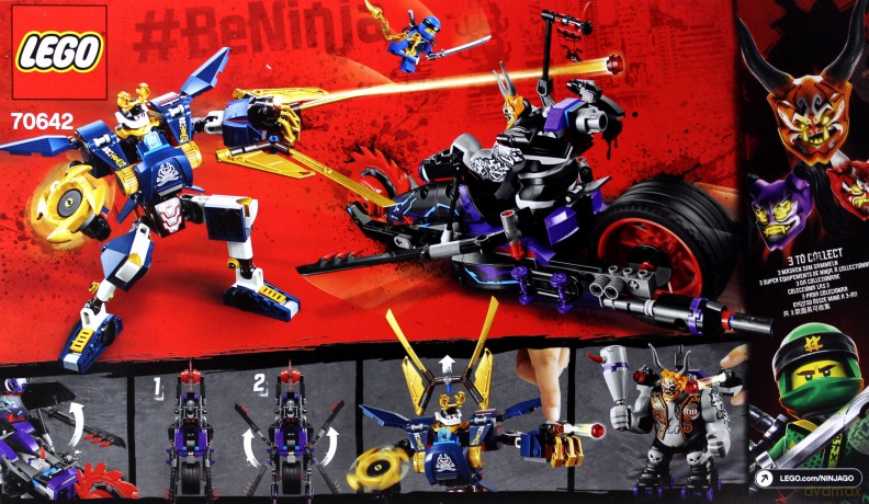 LEGO Ninjago Killow kontra Samuraj X (70642) [KLOCKI]