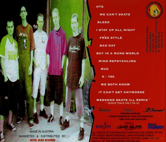 Dynamind: We Can't Skate [CD]