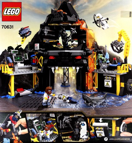 LEGO Ninjago Wulkaniczna kryjówka Garmadona (70631) [KLOCKI]