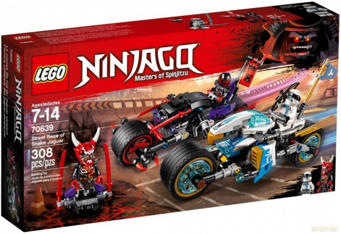 LEGO Ninjago Wyścig uliczny Wężowego Jaguara (70639) [KLOCKI]