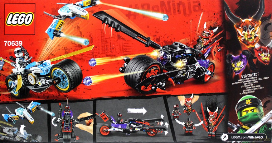 LEGO Ninjago Wyścig uliczny Wężowego Jaguara (70639) [KLOCKI]