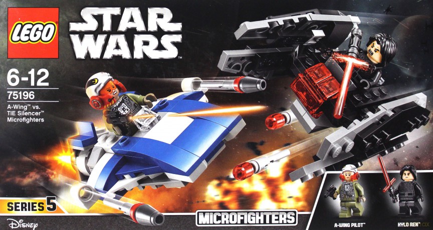LEGO Star Wars A-Wing kontra TIE Silencer (75196) (Gwiezdne Wojny) [KLOCKI]
