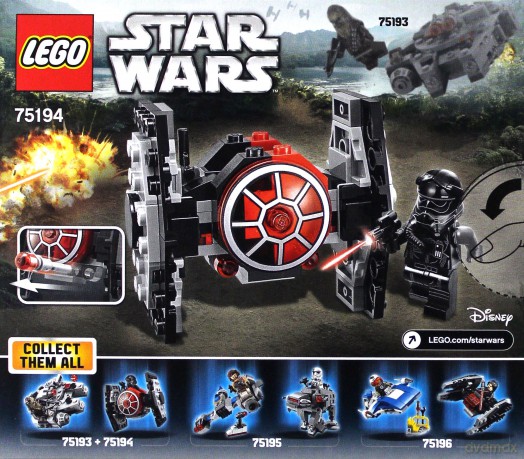 LEGO Star Wars Myśliwiec TIE Najwyższego porządku (75194) (Gwiezdne Wojny) [KLOCKI]