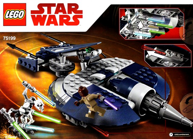 LEGO Star Wars Ścigacz bojowy generała Grievo (75199) (Gwiezdne Wojny) [KLOCKI]