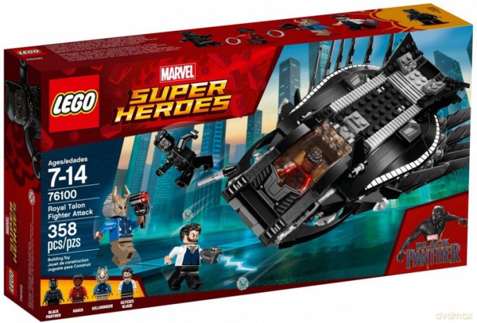 LEGO Super Heroes Atak myśliwca Royal Talon Fig (76100) [KLOCKI]
