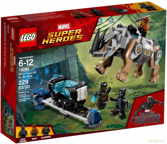 LEGO Super Heroes Pojedynek z nosorożcem w pobliżu kopalni (76099) [KLOCKI]