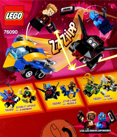 LEGO Super Heroes Star-Lord vs.Nebula (76090) [KLOCKI]