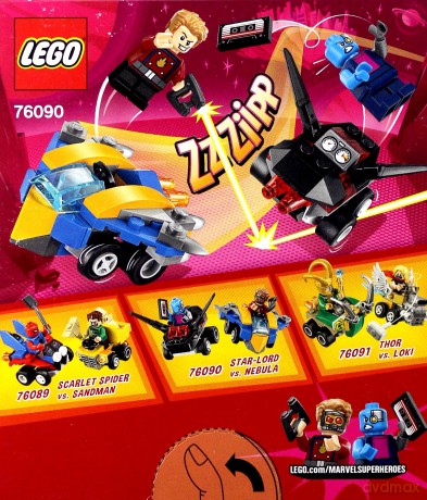 LEGO Super Heroes Star-Lord vs.Nebula (76090) [KLOCKI]
