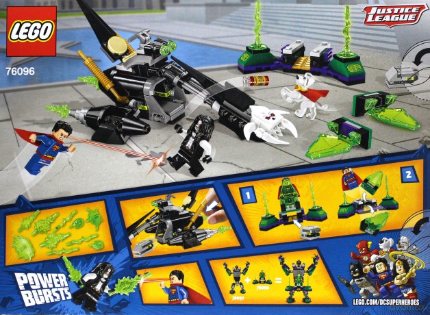 LEGO Super Heroes Superman i Krypto łączą siły (76096) [KLOCKI]