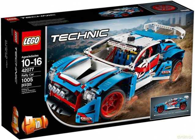 LEGO Technic Niebieska wyscigówka (42077) [KLOCKI]