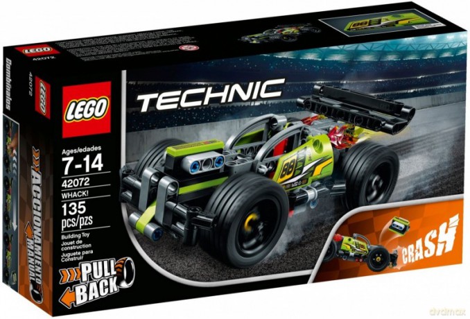 LEGO Technic Żółta wyscigówka (42072) [KLOCKI]
