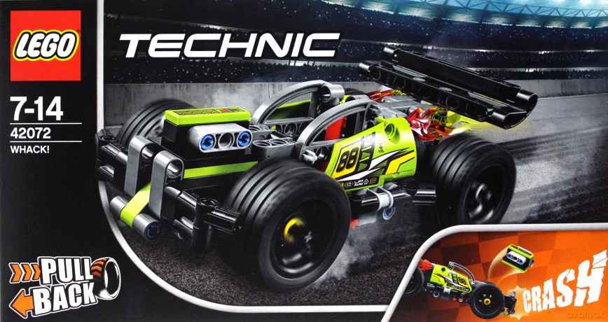 LEGO Technic Żółta wyscigówka (42072) [KLOCKI]