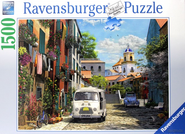 RAVENSBURGER 1500 el. Beztroskie południe Francji [PUZZLE]