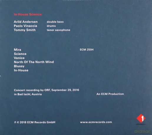 Arild Andersen: In House Science [CD]