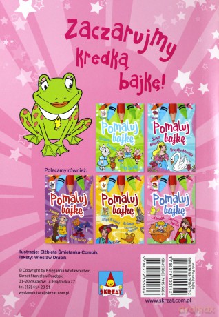 Calineczka, Czerwony Kapturek. Pomaluj bajkę - Wiesław Drabik [KSIĄŻKA]