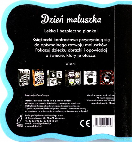 Dzień maluszka książeczki kontrastowe 6m+ [KSIĄŻKA]