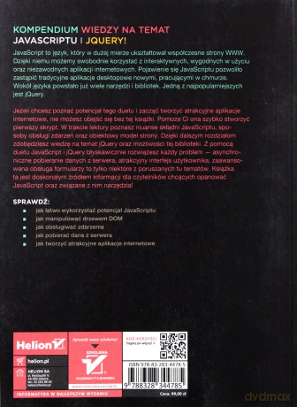 Javascript i jquery. Interaktywne strony www dla każdego. Podręcznik front-end developera - Jon Duckett [KSIĄŻKA]