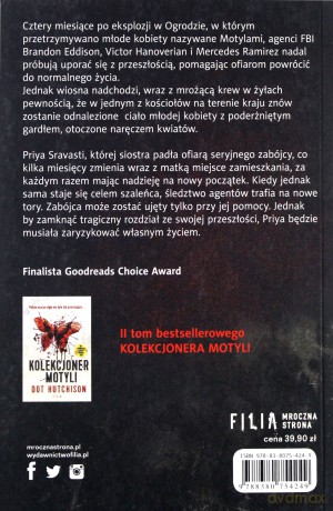 Krwawe róże. Kolekcjoner motyli (Tom 2) - Dot Hutchison [KSIĄŻKA]