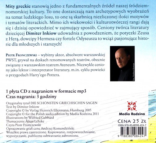 Najpiękniejsze mity Greckie - Dimiter Inkiow [AUDIOBOOK]