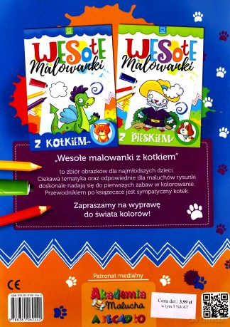 Wesołe malowanki z kotkiem [KSIĄŻKA]