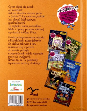 Zagadka jaskini. Ignacy i Mela na tropie złodzieja - Zofia Staniszewska [KSIĄŻKA]