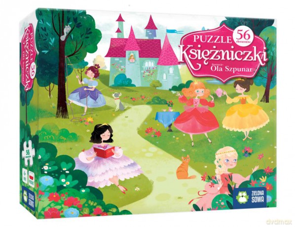 ZIELONA SOWA 56 el. Księżniczki [PUZZLE]