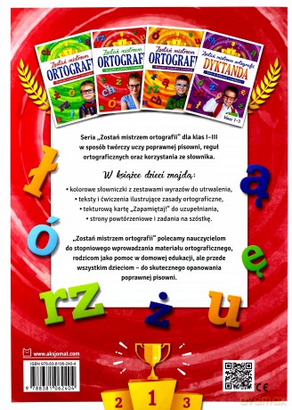 Zostań mistrzem ortografii ortografia i gramatyka w ćwiczeniach klasa 2 [KSIĄŻKA]