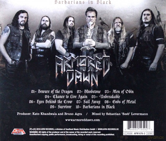 Armored Dawn: Barbarians In Black [CD]