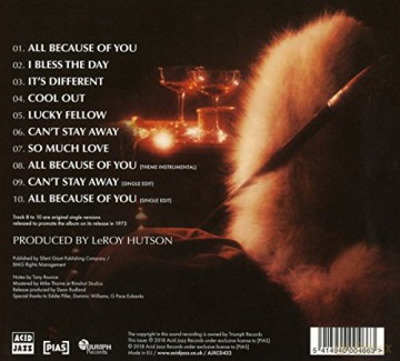 Leroy Hutson: Hutson (digipack) [CD]