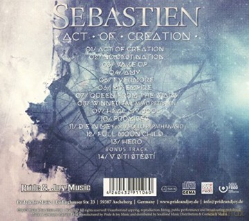 Sebastien: Act Of Creation (digipack) [CD]