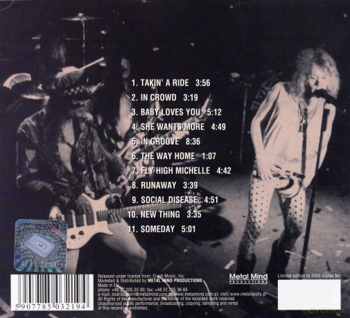 Enuff Z'nuff: Tonight Sold Out (Remastered) (digipack) [CD]
