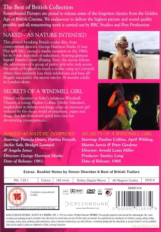 Naked as Nature Intended / Secrets of a Windmill Girl [DVD]