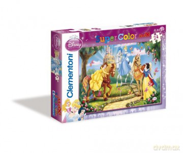 CLEMENTONI MAXI 24 el. Księżniczki [PUZZLE]
