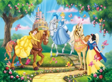 CLEMENTONI MAXI 24 el. Księżniczki [PUZZLE]
