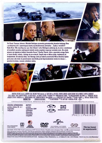 Szybcy i wściekli 8 [DVD]