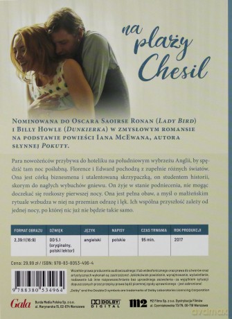 Na plaży Chesil (booklet) [DVD]