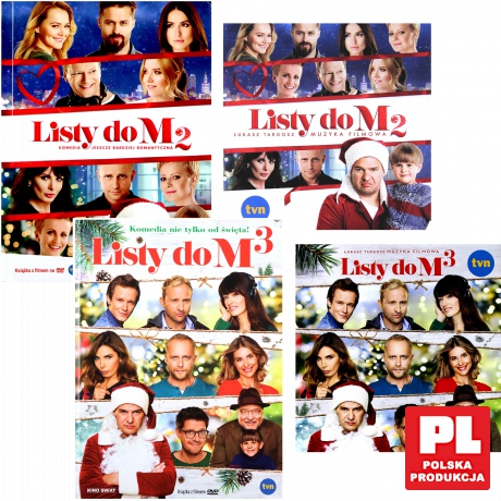 Listy do M. 2 + Listy do M. 3 + soundtracks Pakiet [2DVD]+[4CD]