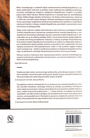 Metoda biograficzna w socjologii. Antologia tekstów - Kaja Kaźmierska [KSIĄŻKA]