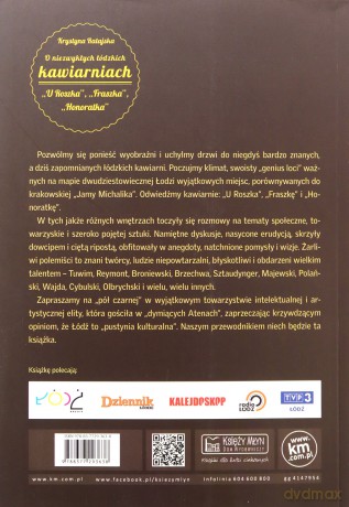 O niezwykłych łódzkich kawiarniach. "U Roszka", "Fraszka", "Honoratka" - Krystyna Ratajska [KSIĄŻKA]