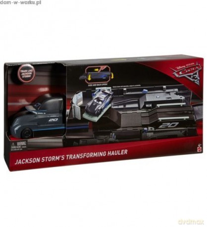 Auta 3 Jackson Sztorm Transporter - zestaw