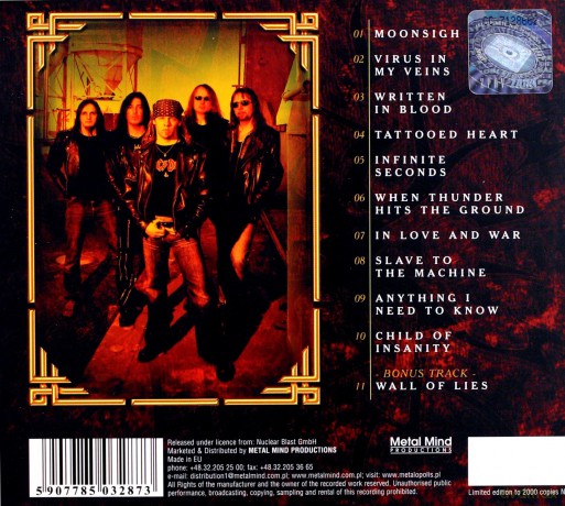 Evidence One: Tattooed Heart (Remastered) (digipack) [CD]