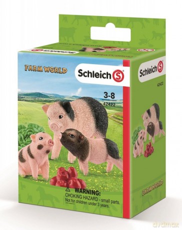 Miniaturowa locha i prosiaczki [FIGURKA]