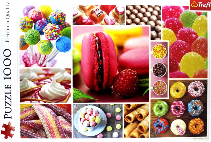 TREFL 1000 el. Cukierki - kolaż (10469) [PUZZLE]