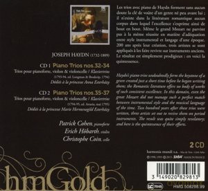 Haydn: Piano Trios Cohen Hobarth Coin (digipack) [2CD]