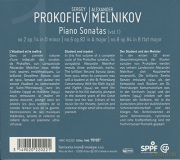 Prokofiev: Piano Sonatas Nos 2, 6, 8 Melnikov [CD]