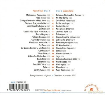 Amalia Rodrigues: Fado Final Alandono (digipack) [2CD]